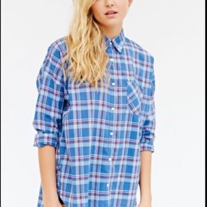 Margot- Cotton Flannel Shirt- Large
